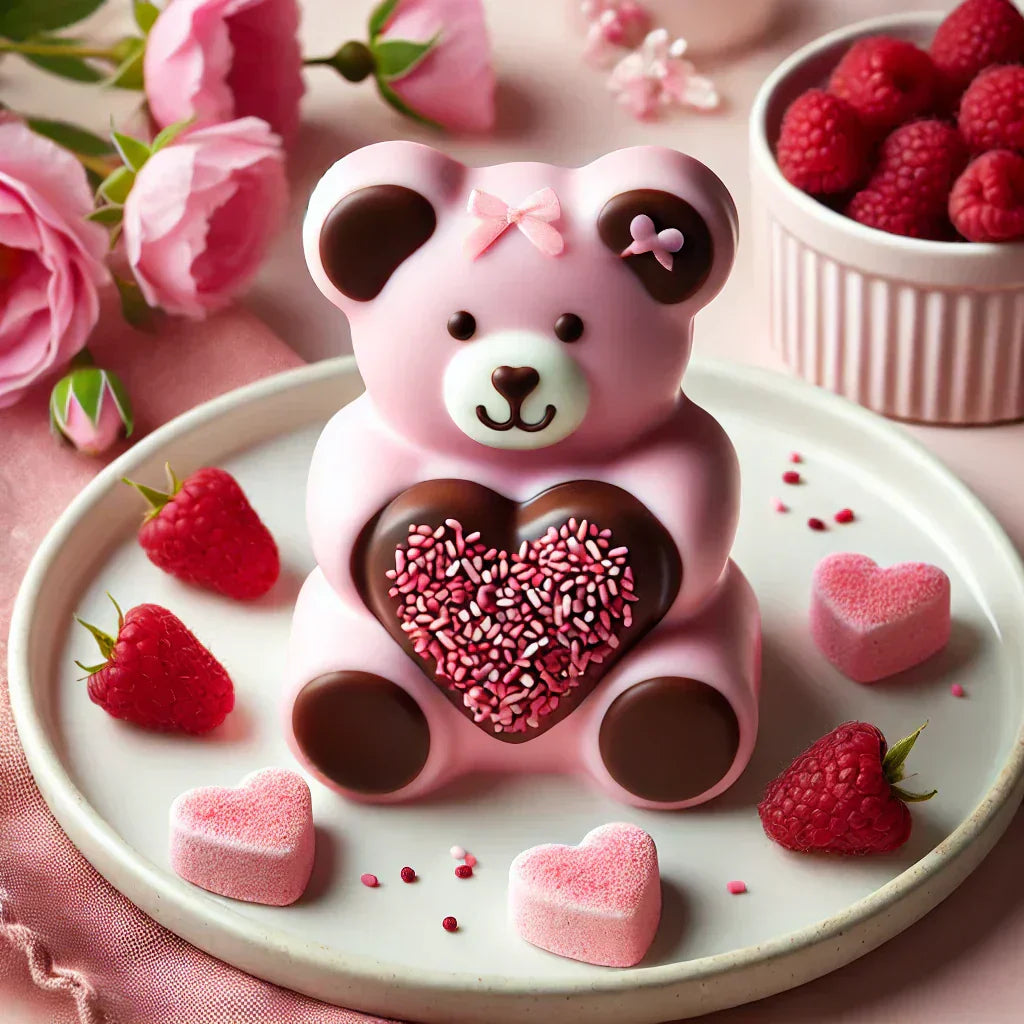 Ourson guimauve à la framboise