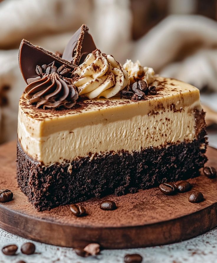 Brownie Cheesecake au Café