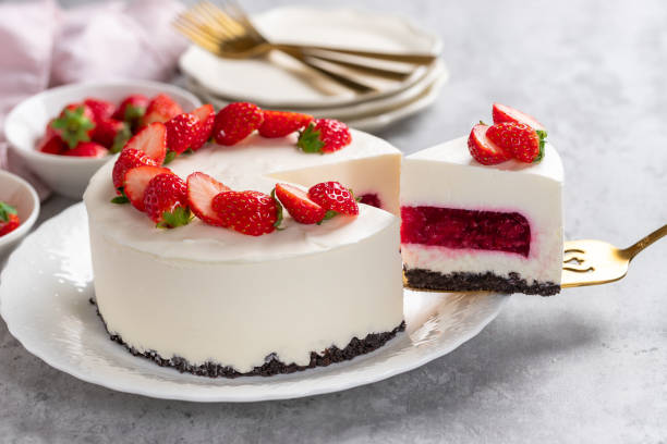 Entremets à la fraise