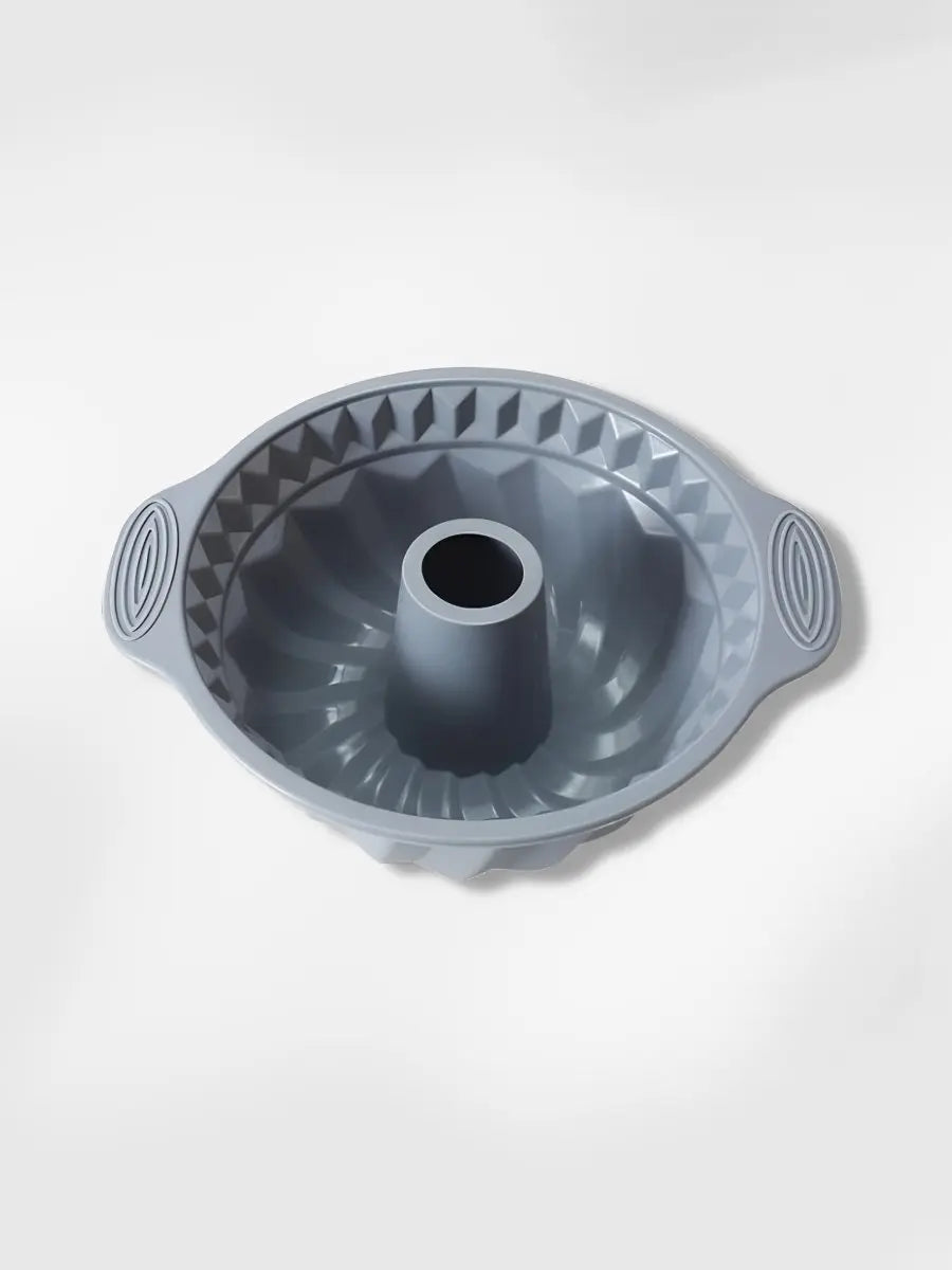 Moule à Savarin Habi En Aluminium Gris 22 X 7 Cm - Fabriqué En Italie