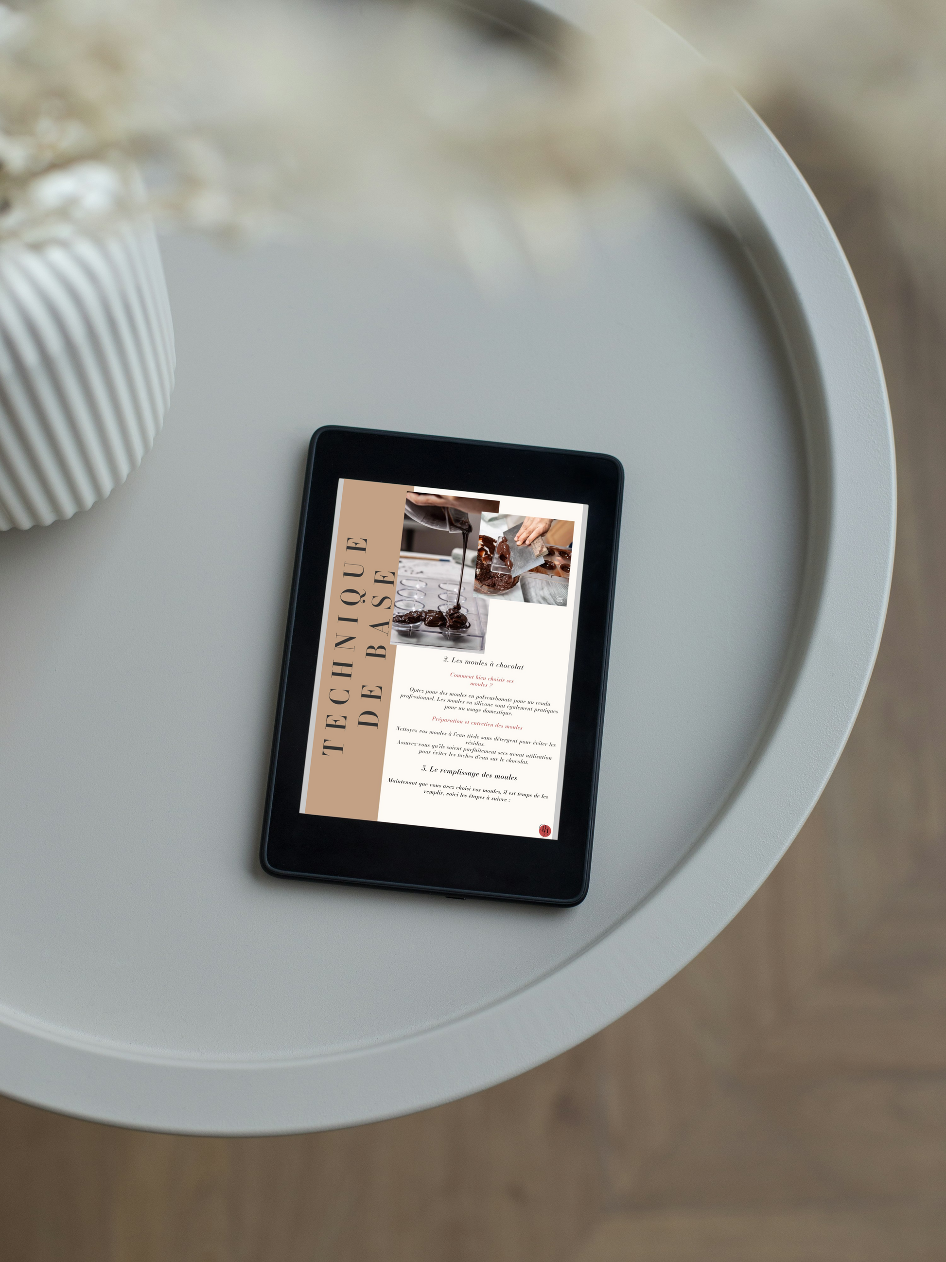 Mockup BakeBook spécial chocolats