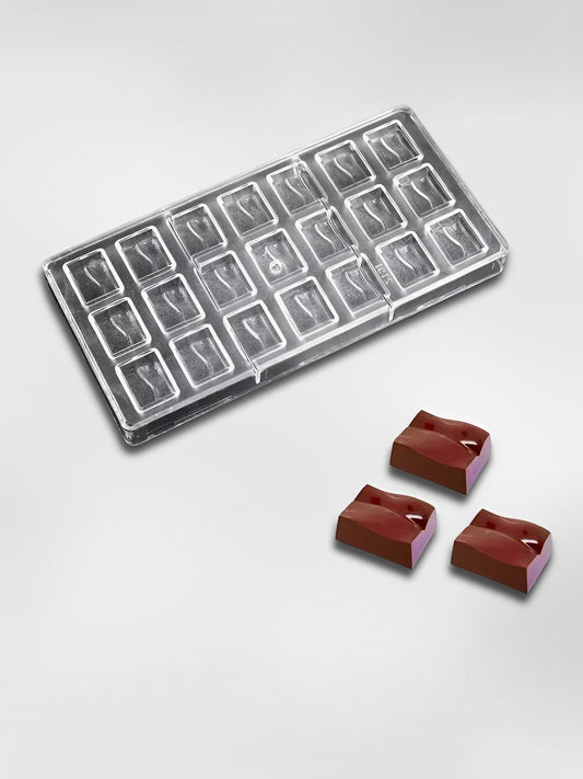Moule à chocolats en polycarbonate  Chocolat Flow