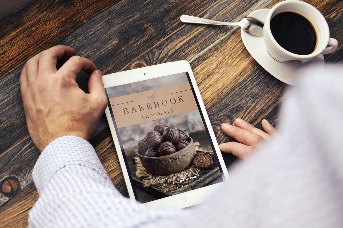 Mockup BakeBook spécial chocolats