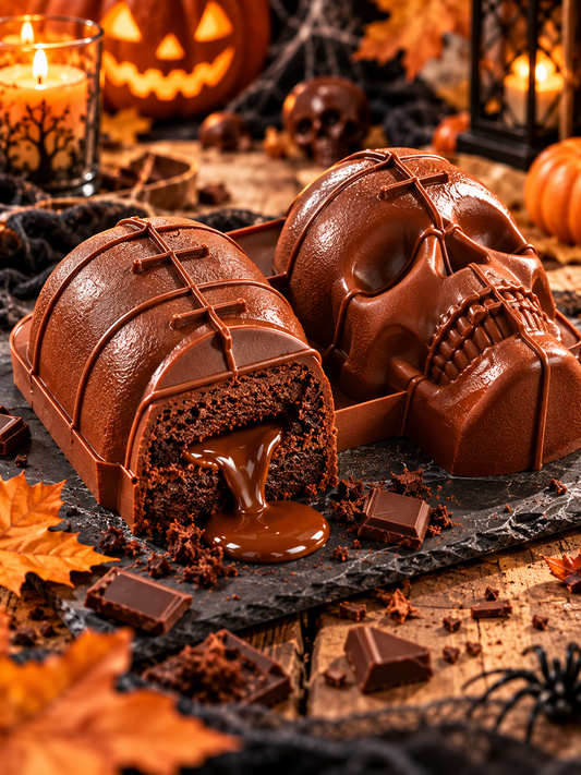 Gâteau crâne Halloween au chocolat : une recette terriblement gourmande ! 🎃 PatissArts