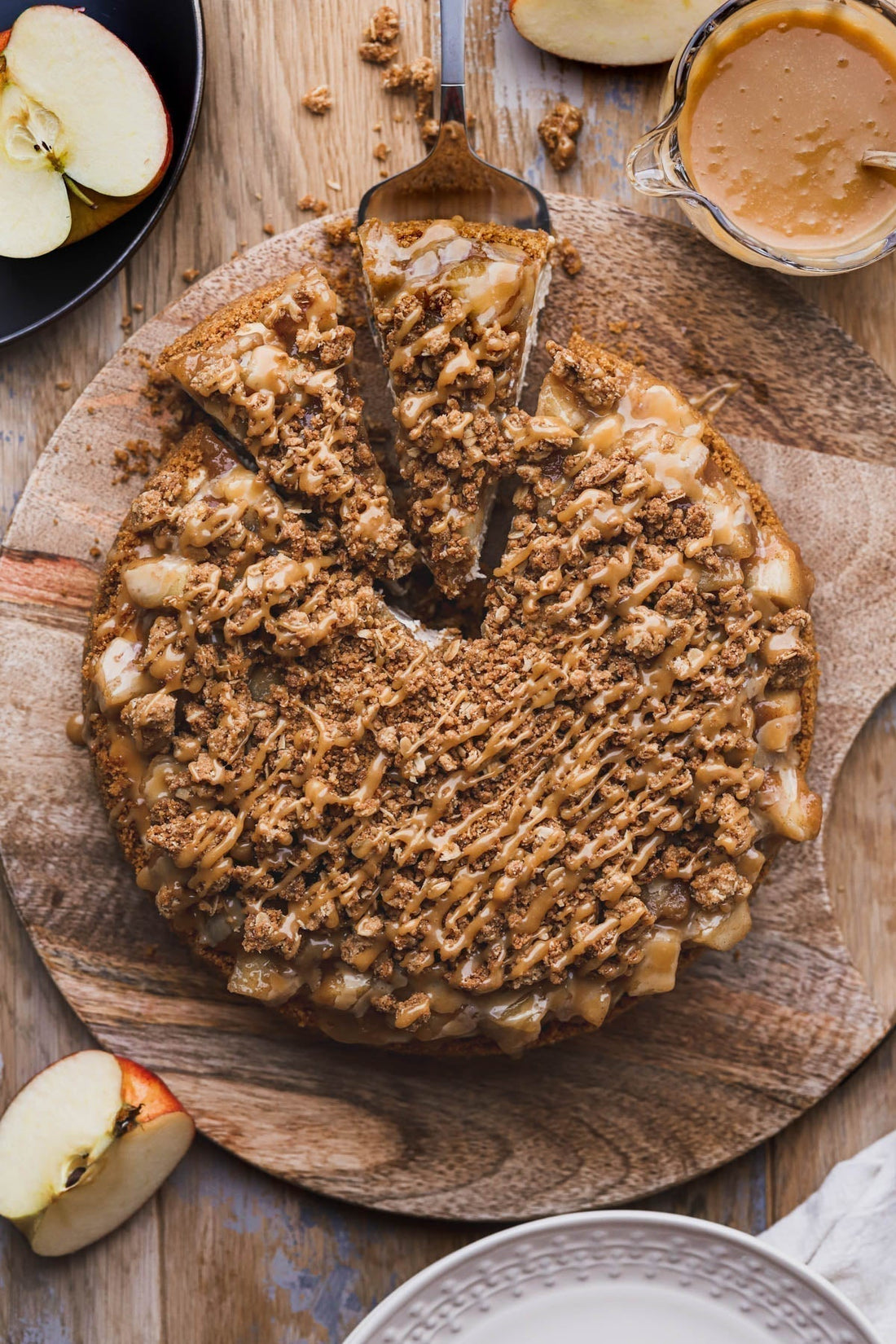 La-recette-automnale-Américaine-L-Apple-Crumble-Cheesecake PatissArts