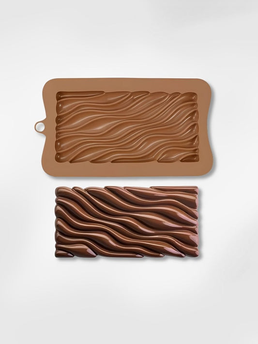 Moule à tablette de chocolat  Vague Fondante