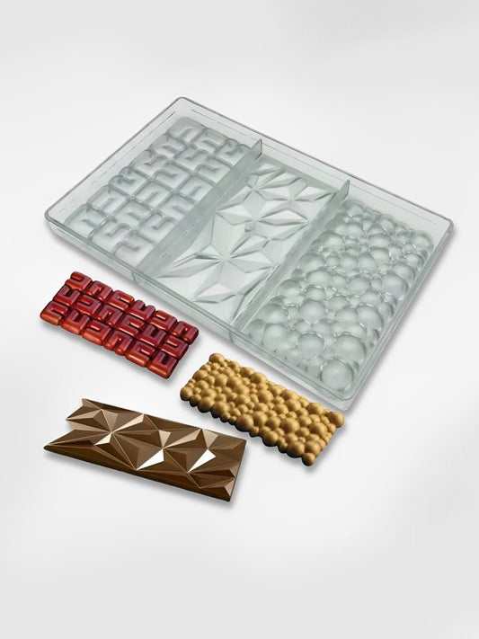 Moule à tablette de chocolat  Barres Design