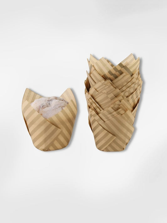 Moule à muffin en papier  Rayures (100 pièces)