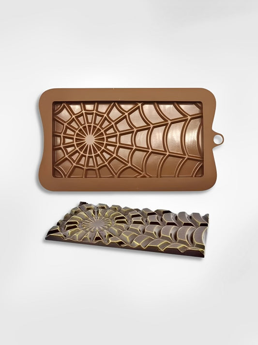 Moule à tablette de chocolat  Toile d'Araignée