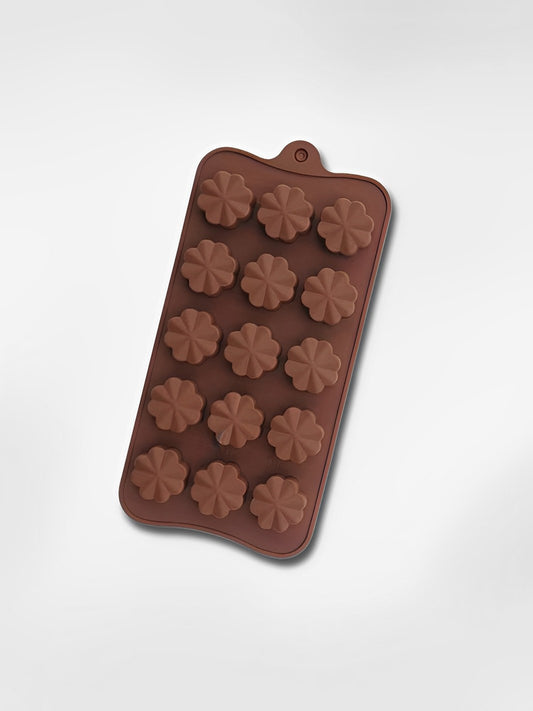 Moule à chocolats en silicone  Trèfles