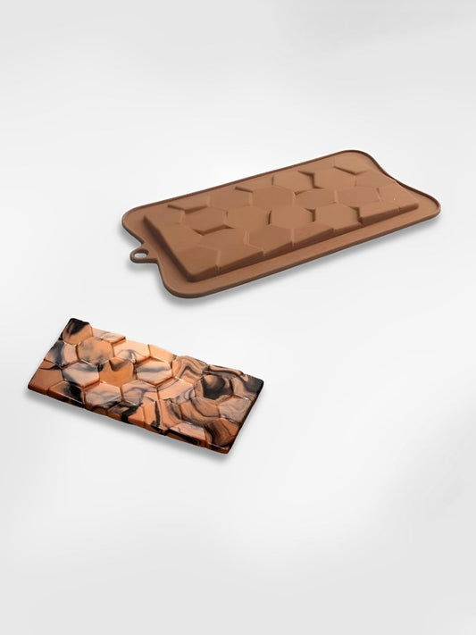 Moule à tablette de chocolat  Hexagone Sublime