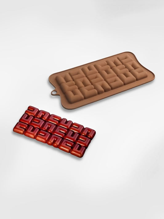 Moule à tablette de chocolat  Labyrinthe Sucré