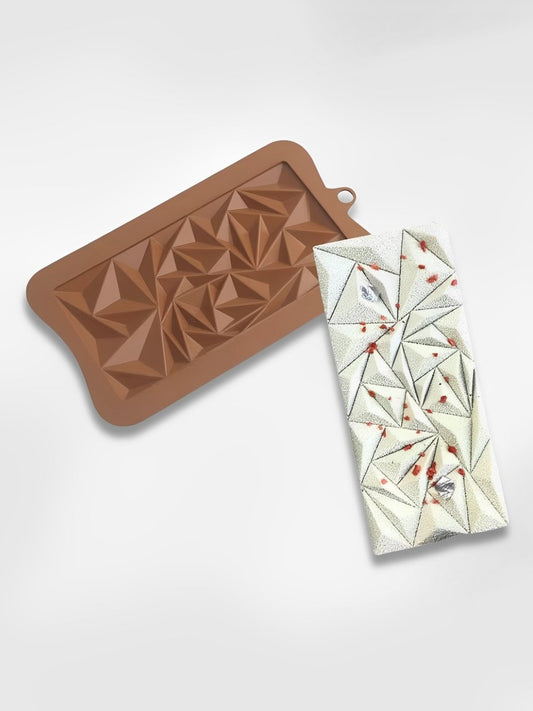 Moule à tablette de chocolat  Cristaux Chocolatés