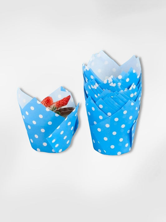 Moule à muffin en papier  Pois (100 pièces)