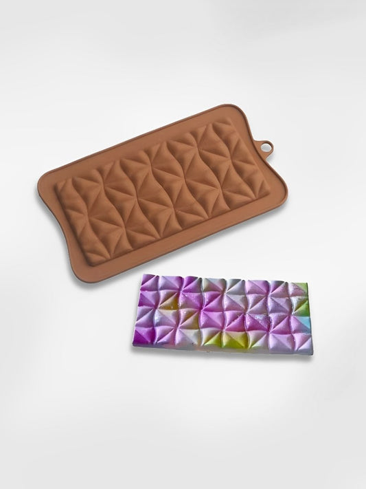 Moule à tablette de chocolat  Facette Gourmande