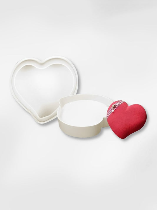 Moule à entremets en coeur en silicone Symphonie d'Amour