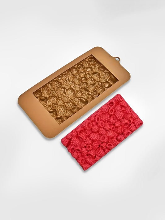 Moule à tablette de chocolat  La Framboise