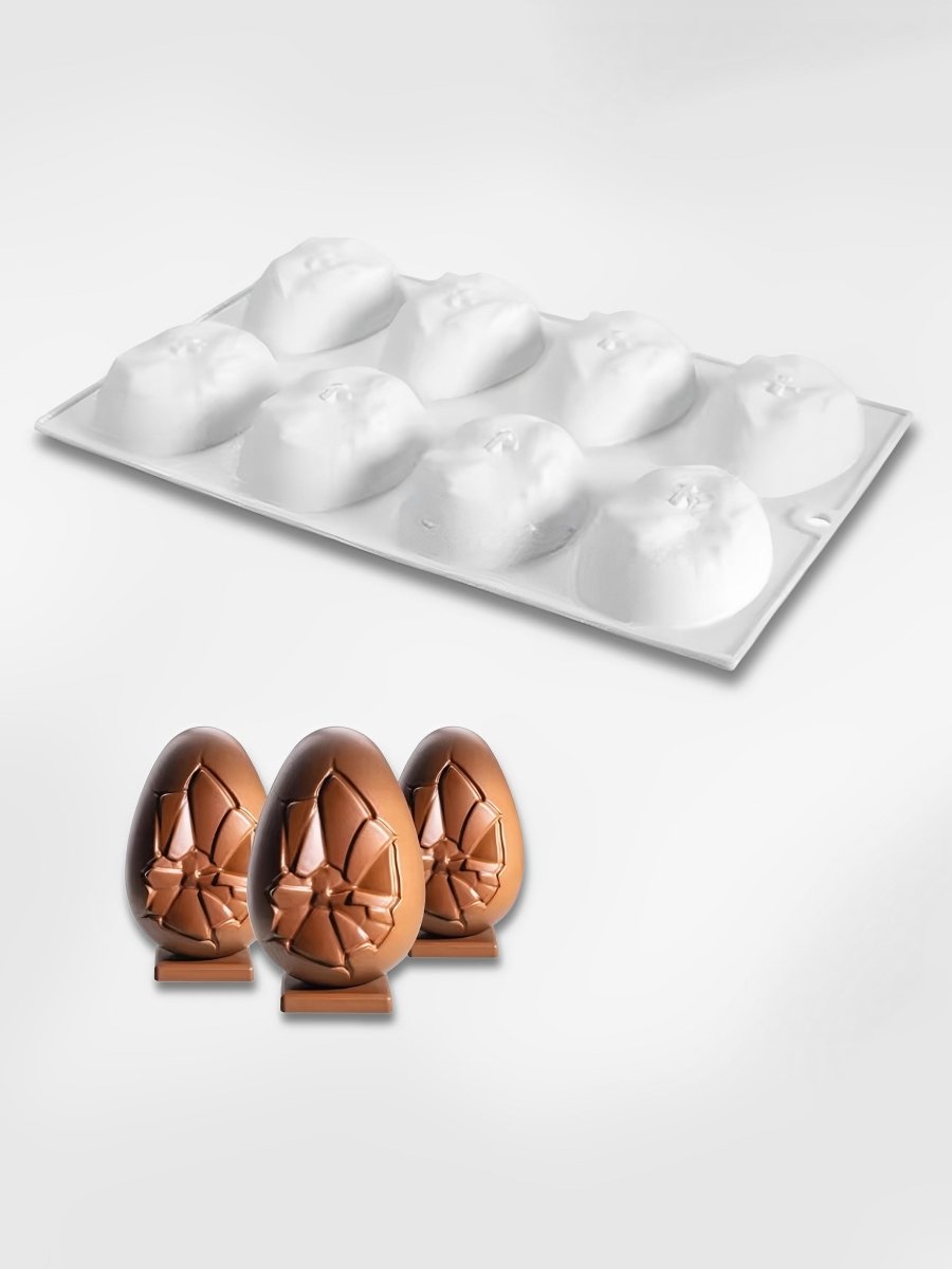 Moule à oeuf en chocolat en silicone  Le Fissuré