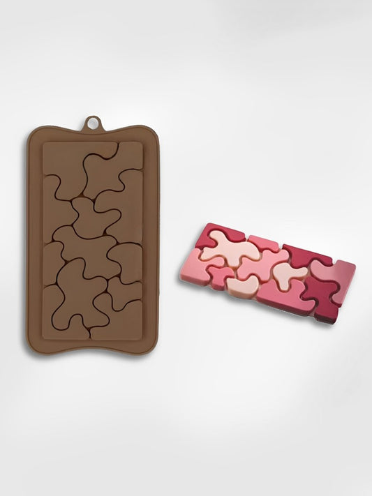 Moule à tablette de chocolat  Puzzle