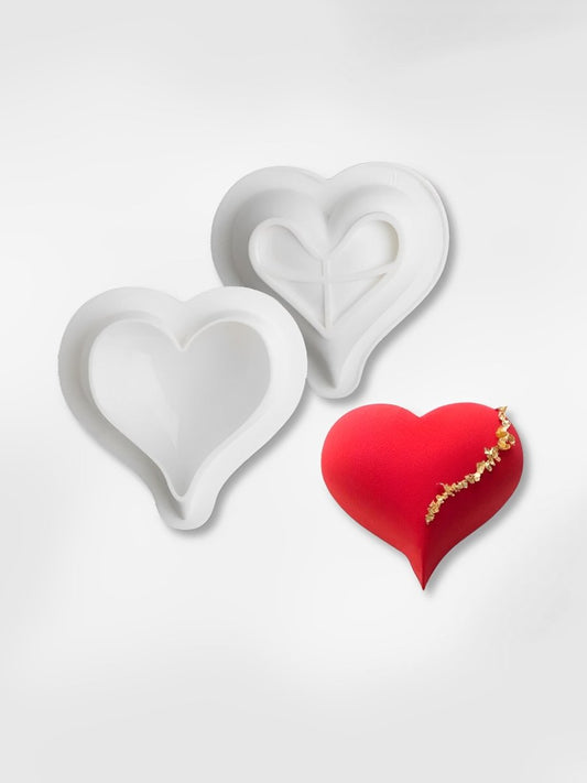 Moule à entremets en coeur en silicone Coeur Envoûtant.