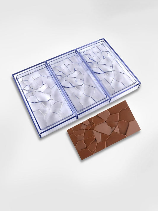 Moule à tablette de chocolat  Choco Craquelé