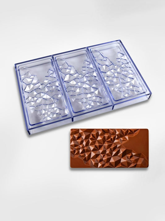 Moule à tablette de chocolat  Cristaux Gourmands