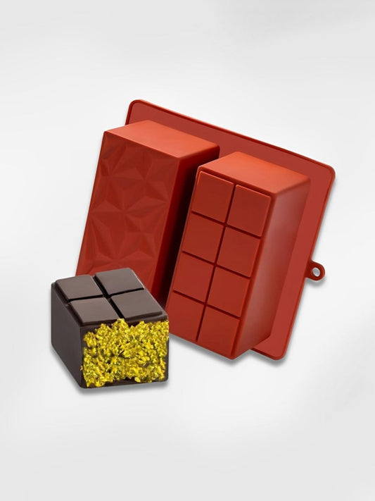 Moule à tablette de,chocolat  Cube Précieux