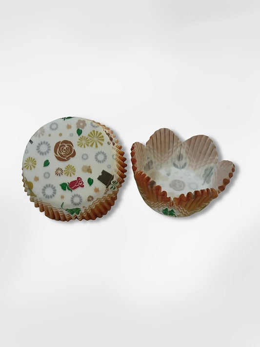 Moule à cupcake  Pétales de Douceur (x50)