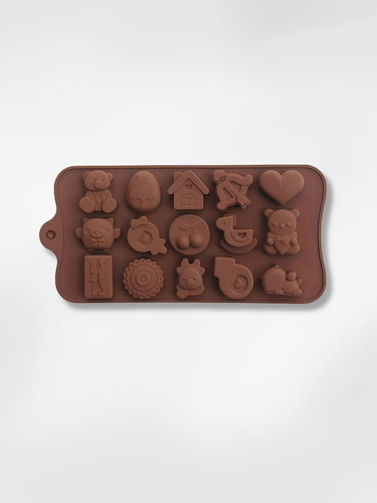 Moule à chocolats en silicone  Petits Trésors