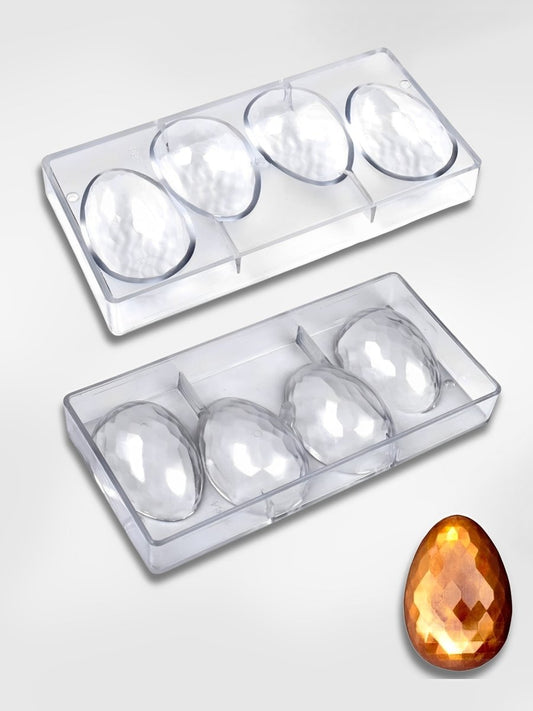 Moule à oeuf en chocolat en polycarbonate  Doux Miroir