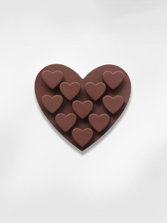 Moule à chocolats coeur en silicone  Amour Amour