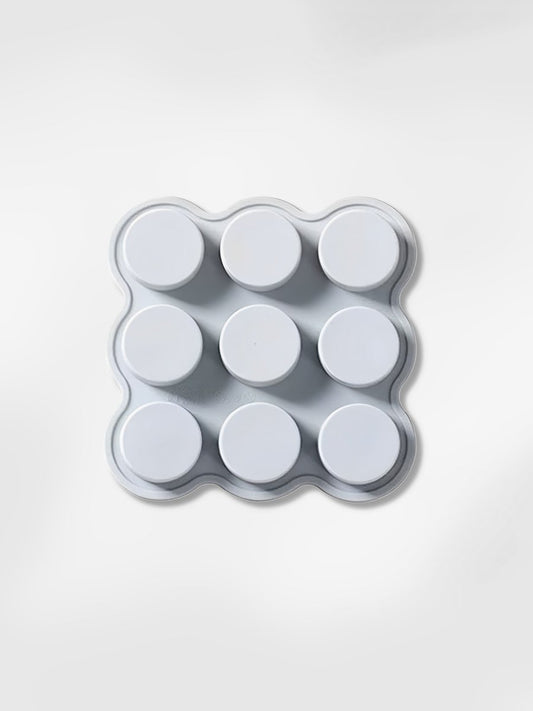 Moule à muffin en silicone  Grands Pastels