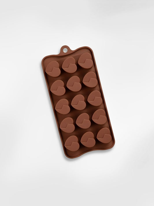 Moule à chocolats coeur en silicone  Coeurs Electriques