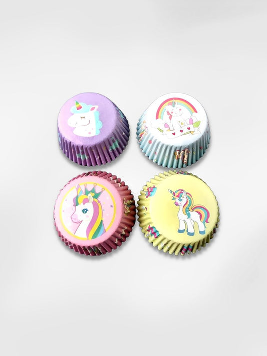 Moule à cupcake  Licornes (x100)