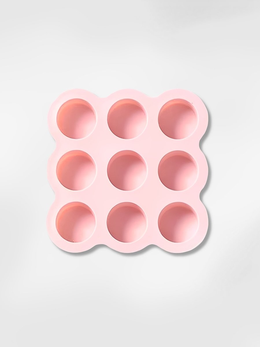 Moule à muffin en silicone  Grands Pastels
