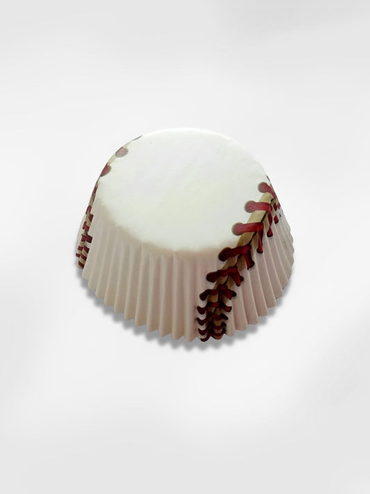 Moule à cupcake  Balle de Baseball (x50)