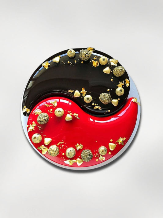 Entremets Yin Yang