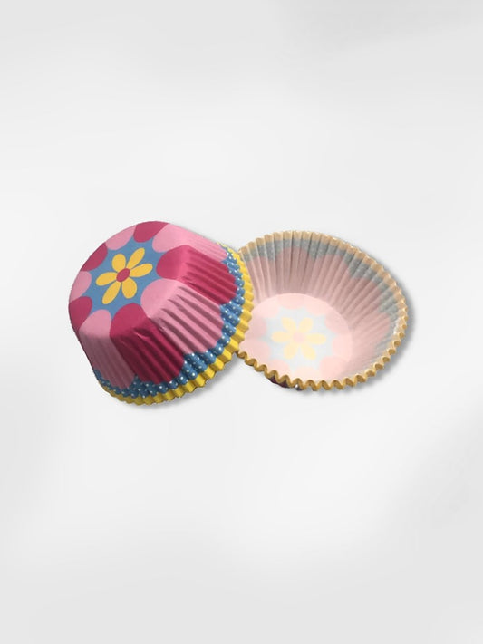 Moule à cupcake  Florale (x50)