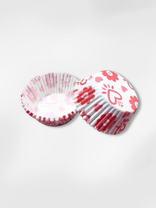 Moule à cupcake  Heart (x100)