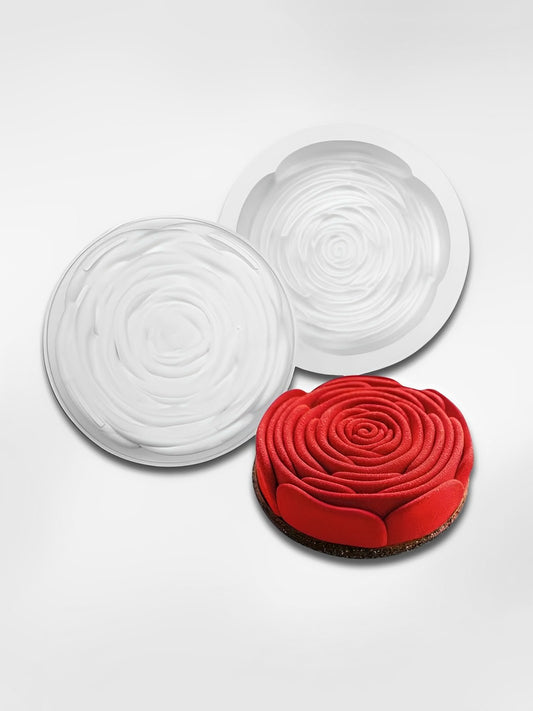 Moule à entremets en silicone  Rose Passion