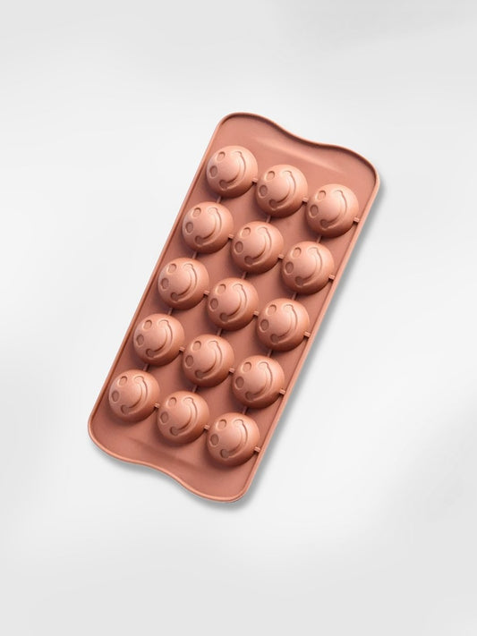 Moule à chocolats en silicone  Happy Smiley