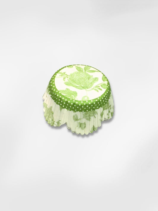 Moule à cupcake  Flower Green (x50)
