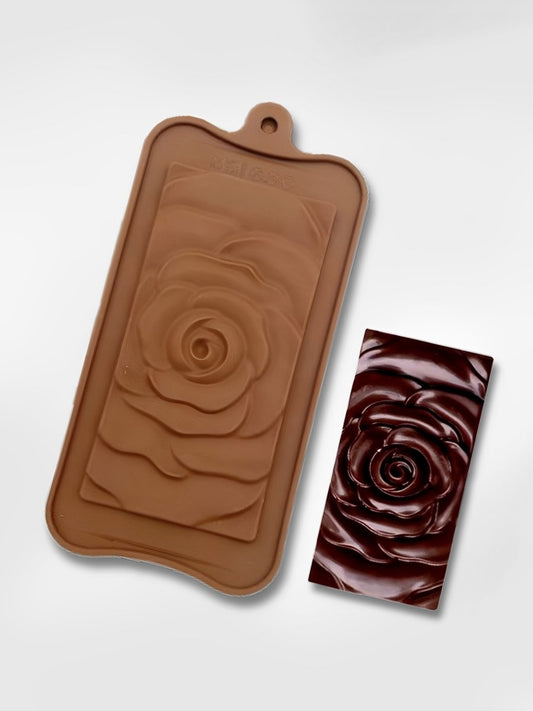 Moule à tablette de chocolat  Rose Eternelle