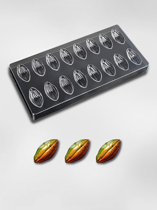 Moule à chocolats en polycarbonate  Cacao Délicieux