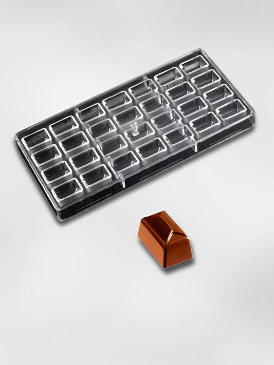 Moule à chocolats en polycarbonate  Pavé Gourmet