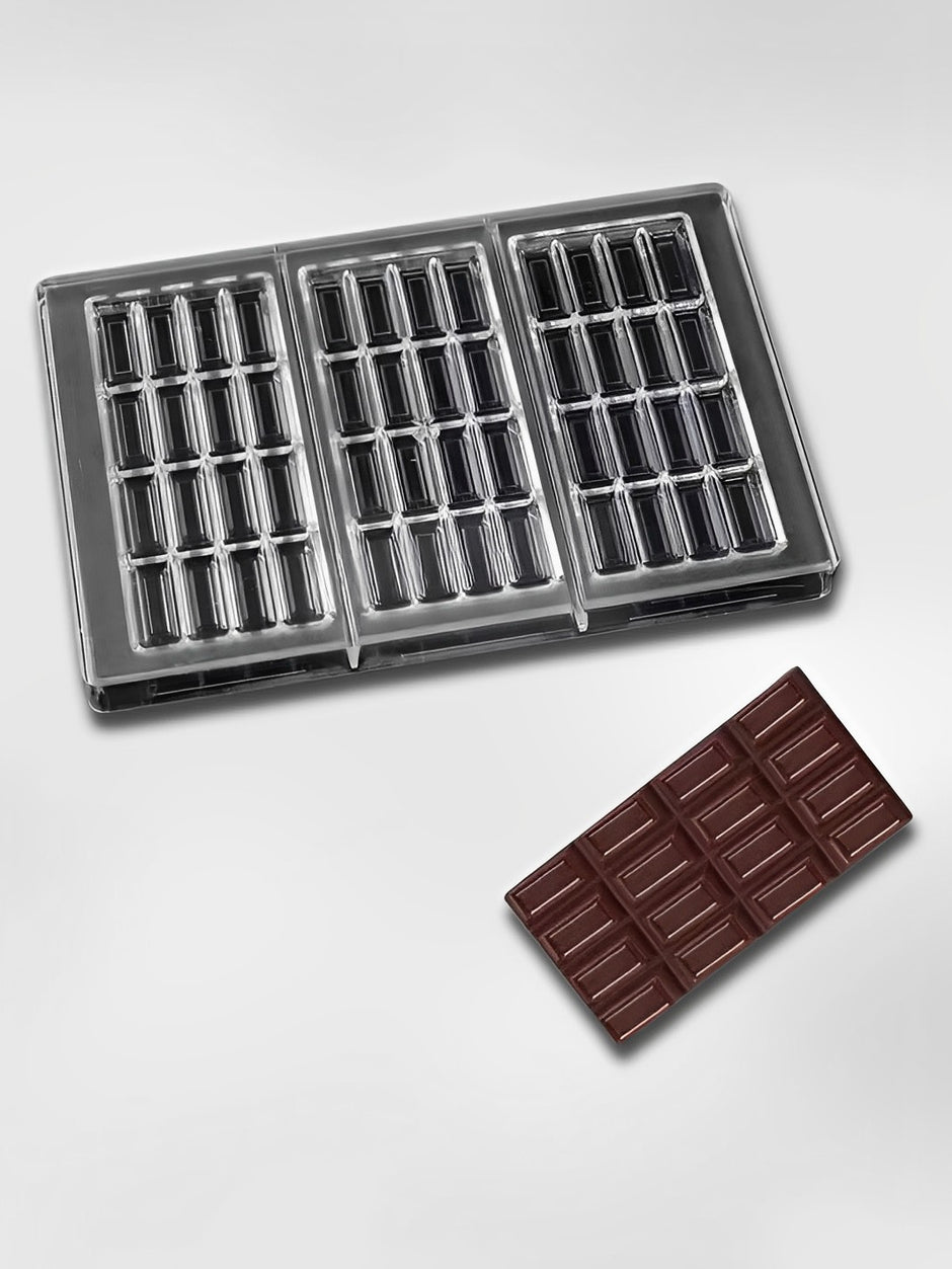 Moule à chocolat en silicone Lot de 2 moules à tablette de chocolat Moule à chocolat en silicone Lot de 2 moules à tablette de chocolat
