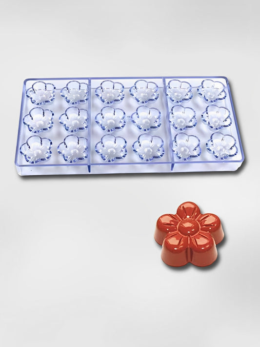 Moule à chocolats en polycarbonate  Petites Fleurs