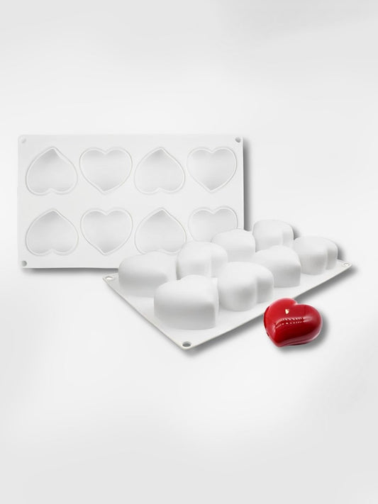 Moule coeur en silicone  Douce Etreinte