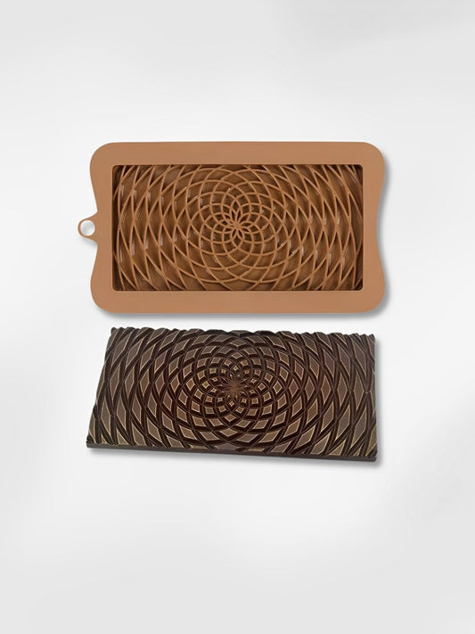 Moule à tablette de chocolat  Mandala de Cacao
