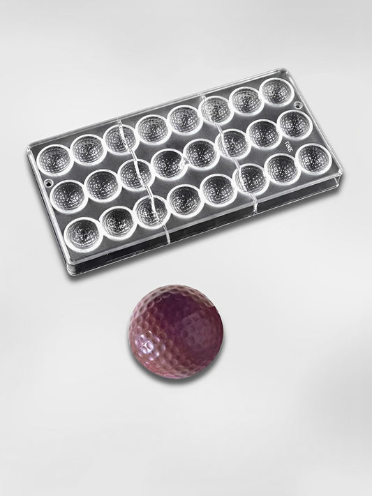 Moule à chocolats en polycarbonate  Balle de Golf